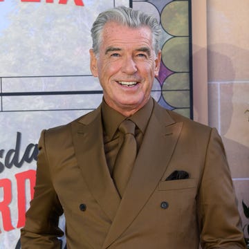 "The Thursday Murder Club" UK Premiere - Arrivals london, england august 21: pierce brosnan attends the thursday murder club uk premiere at leicester square gardens on august 21, 2025 in london, england. (photo by karwai tang/wireimage)