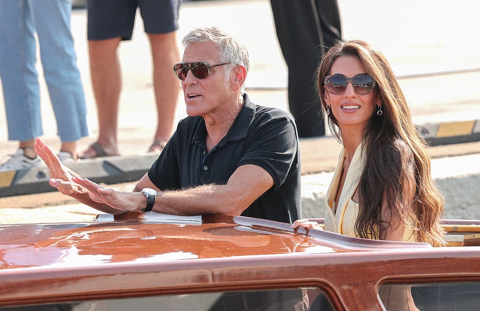 amal clooney ghost wave george silver fox back