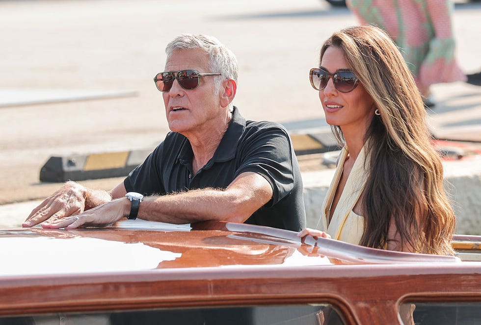 amal clooney ghost wave george silver fox back