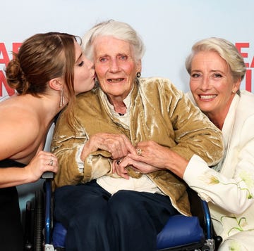 london, england september 8: (l r) gaia wise, phyllida law and emma thompson attend the "the dead of winter" uk gala screening at the picturehouse central on september 8, 2025 in london, england. (photo by hoda davaine/wireimage) london, england september 8: (l r) gaia wise, phyllida law and emma thompson attend the "the dead of winter" uk gala screening at the picturehouse central on september 8, 2025 in london, england. (photo by hoda davaine/wireimage)