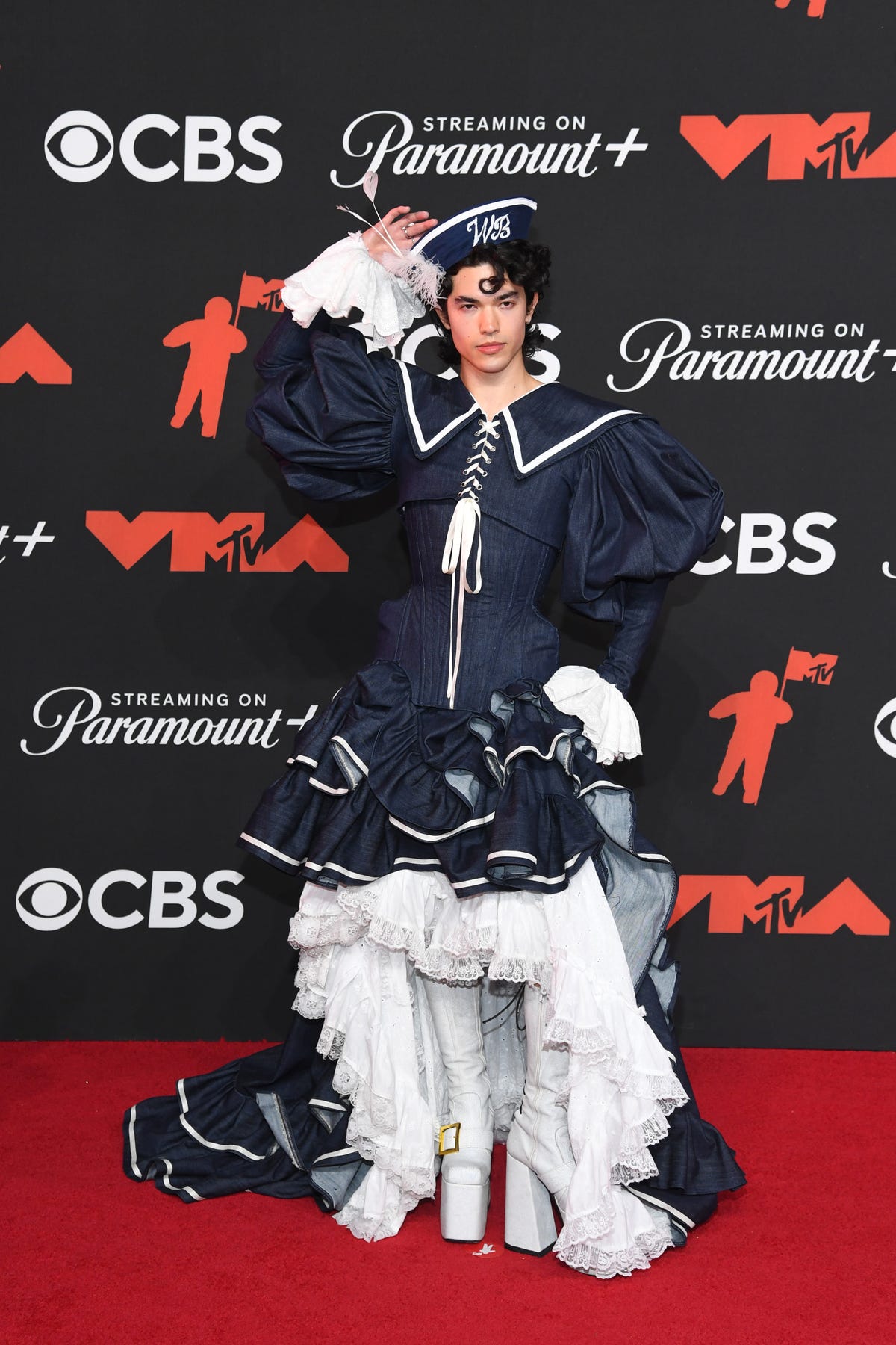 Conan Gray Wins the 2025 VMAs Red Carpet With a Nautical Gown—and an Appearance by Corey Fogelmanis