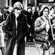 lady diana spencer and camilla parker bowles at ludlow races where prince charles is competing, 1980 photo by express newspapersarchive photos