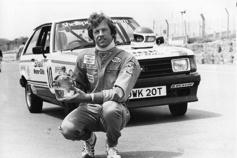 mark thatcher, son of british prime minister margaret thatcher with his rally car  original publication people disc   hm0419   photo by evening standardgetty images