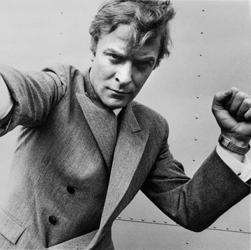 english actor michael caine, throwing a punch, august 1965 photo by stephan c archettikeystone featureshulton archivegetty images