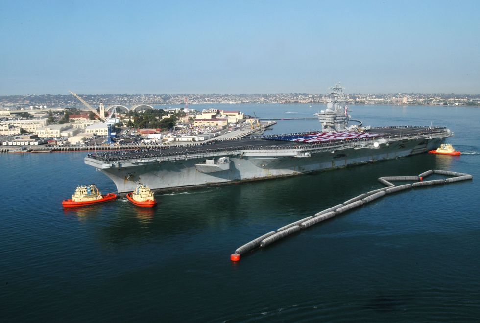 Vehicle, Ship, Harbor, Boat, Port, Aircraft carrier, Watercraft, Infrastructure, Sea, Channel, 