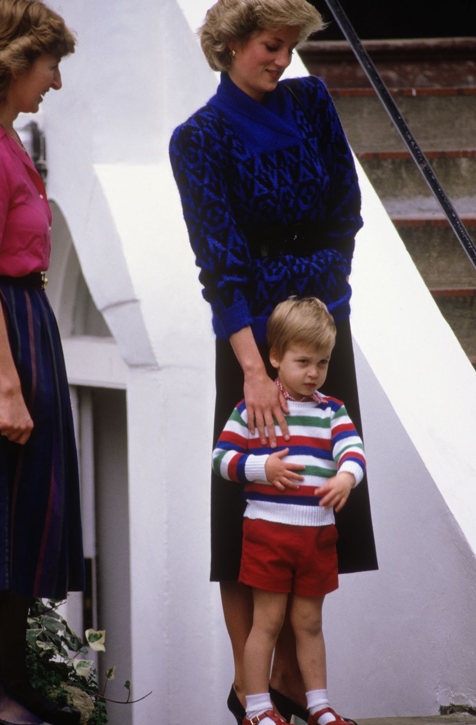 Prince William on his first day at nursery school