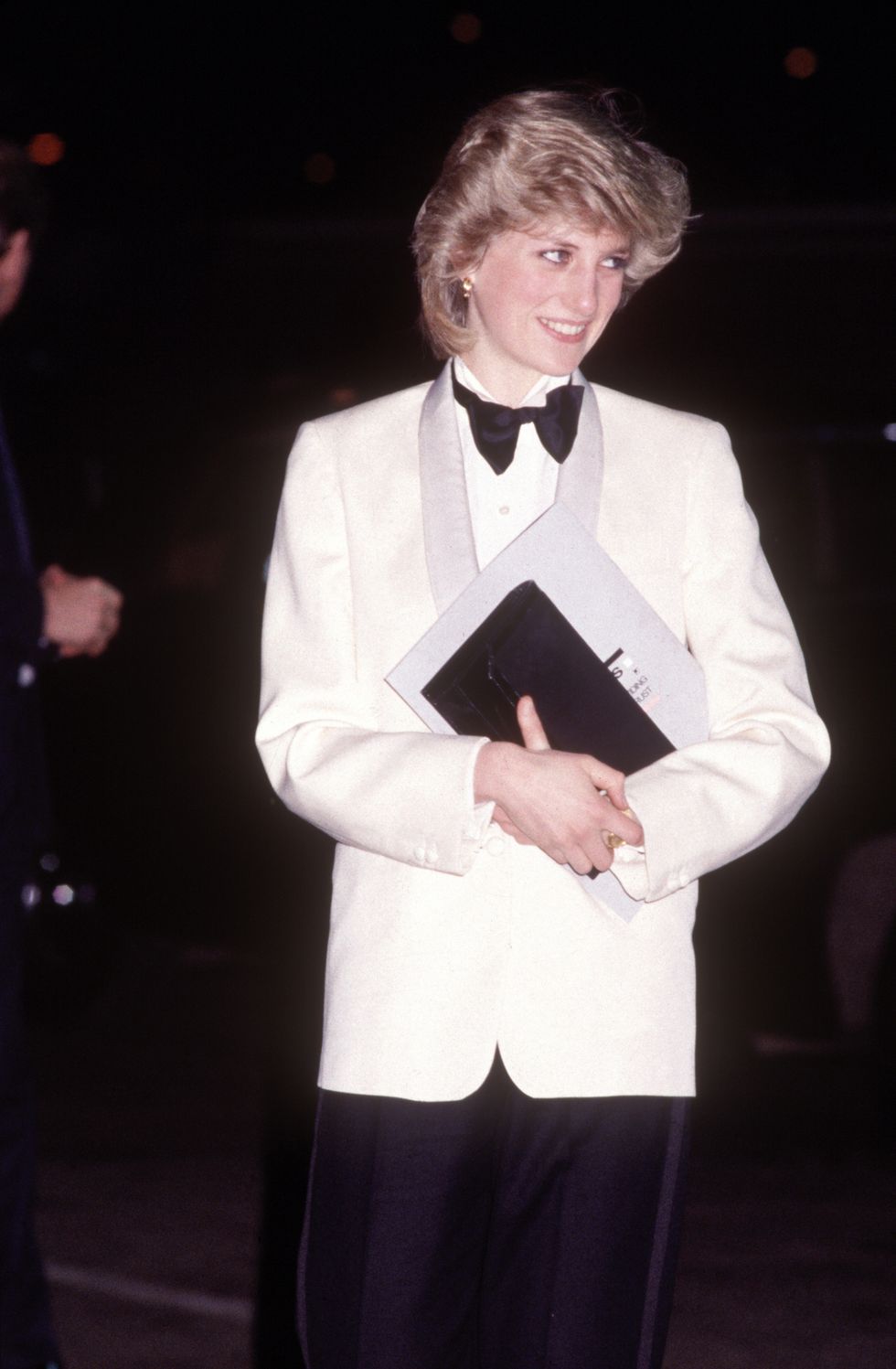 Diana Princess of Wales attends a rock concert by Genesis