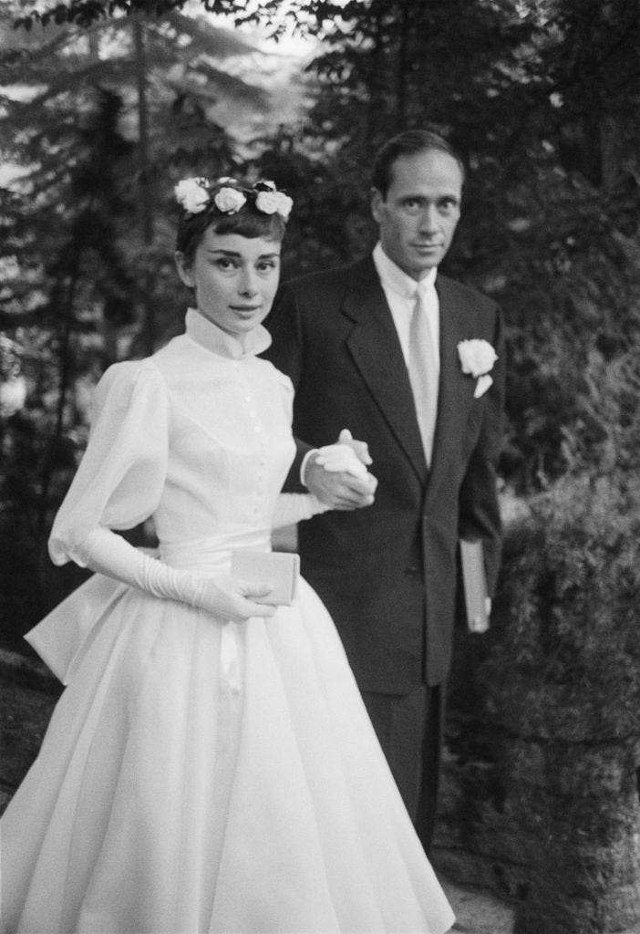 Photograph, People, Wedding dress, Gown, Dress, Formal wear, Suit, Bridal clothing, Bride, Standing, 