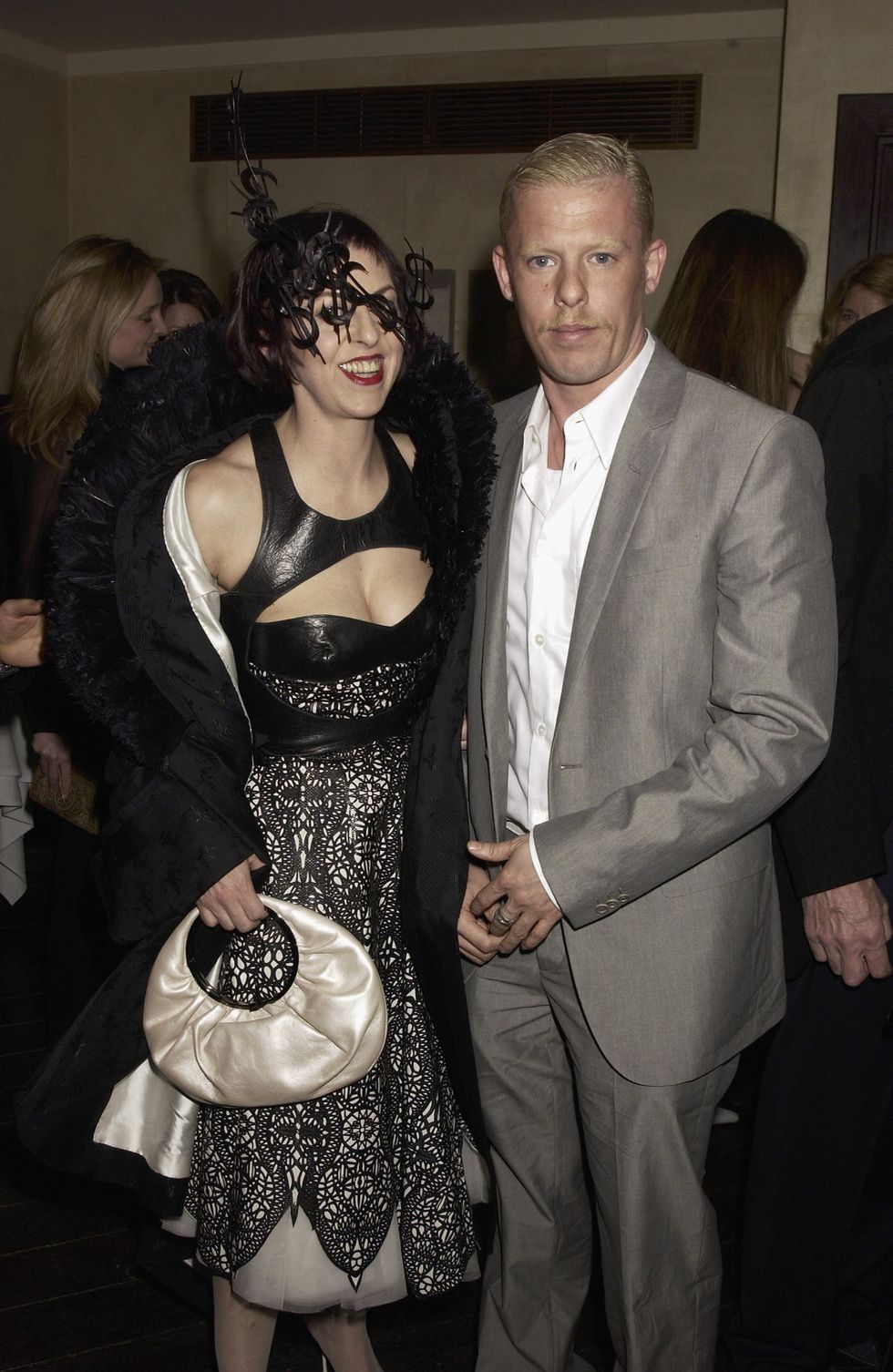 london march 19 designer alexander mcqueen and isabella blow attend the tatler dinner at floriana, at the beauchamp place on march 19, 2003 photos by dave benett
