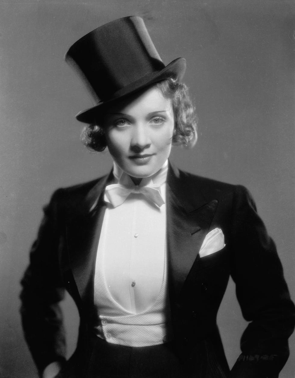 1930 marlene dietrich 1901 1992 making her hollywood film debut as the tuxedo clad amy jolly in the film morocco, directed by josef von sternberg photo by eugene robert richeejohn kobal foundationgetty images