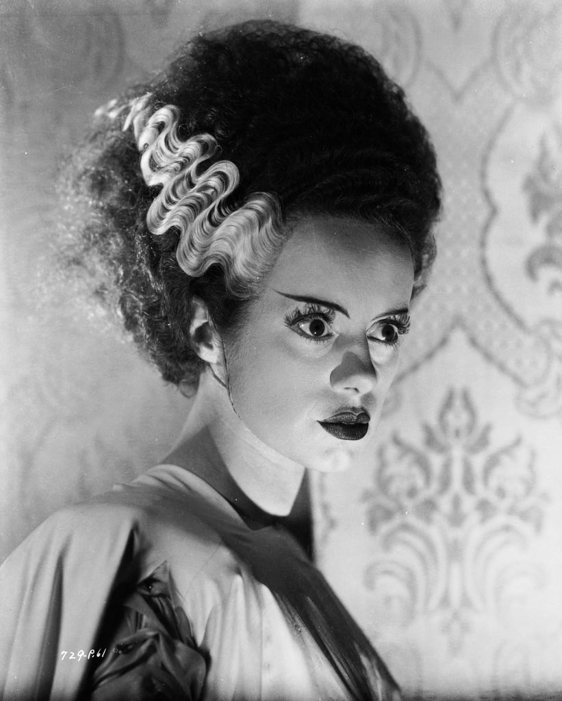1935  english actress elsa lanchester 1902   1986 plays the woman created to be the monsters wife in bride of frankenstein, directed by james whale  photo via john kobal foundationgetty images