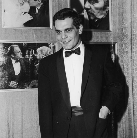 23rd december 1965  egyptian actor omar sharif at the west coast premiere of british director david leans film, doctor zhivago, in which he starred, hollywood paramount theater, california  he stands in front of framed stills from the film  the premiere was sponsored by the womens guild of cedars sinai medical center  photo by hulton archivegetty images