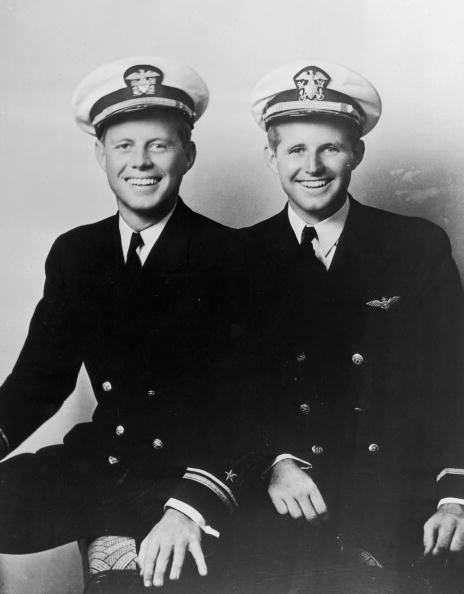 Kennedy brothers in Navy uniform