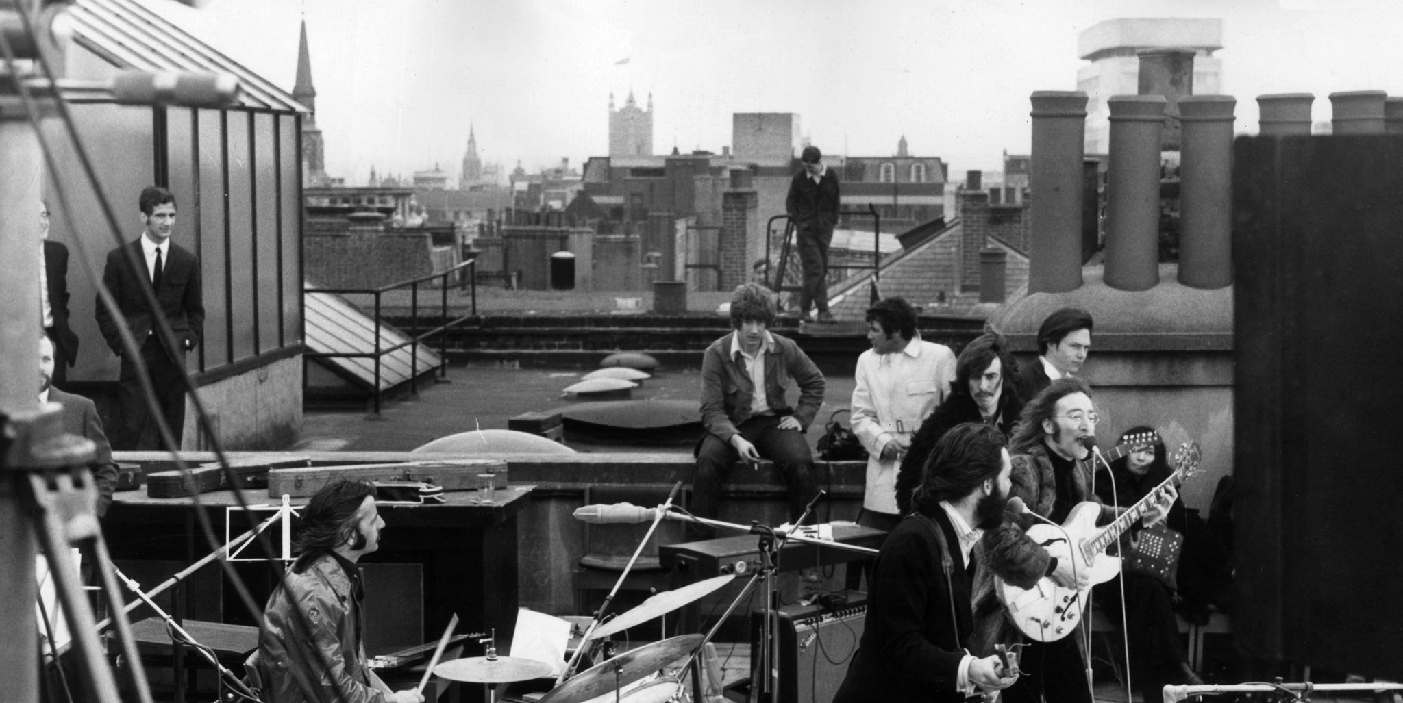 Rooftop Beatles Get Back
