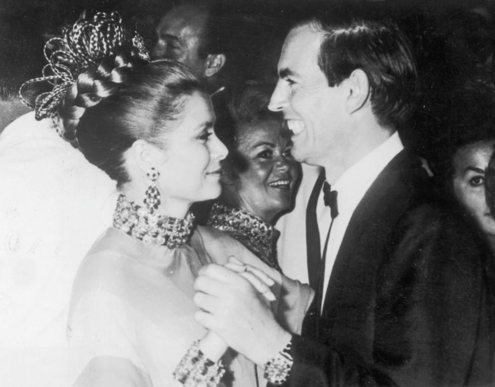 12th august 1967  dr christiaan barnard 1922   2001, south african pioneer of the heart transplant, dances with princess grace 1929   1982, president of the monaco red cross at the monte carlo red cross ball barnard was the guest of honour  photo by keystonegetty images