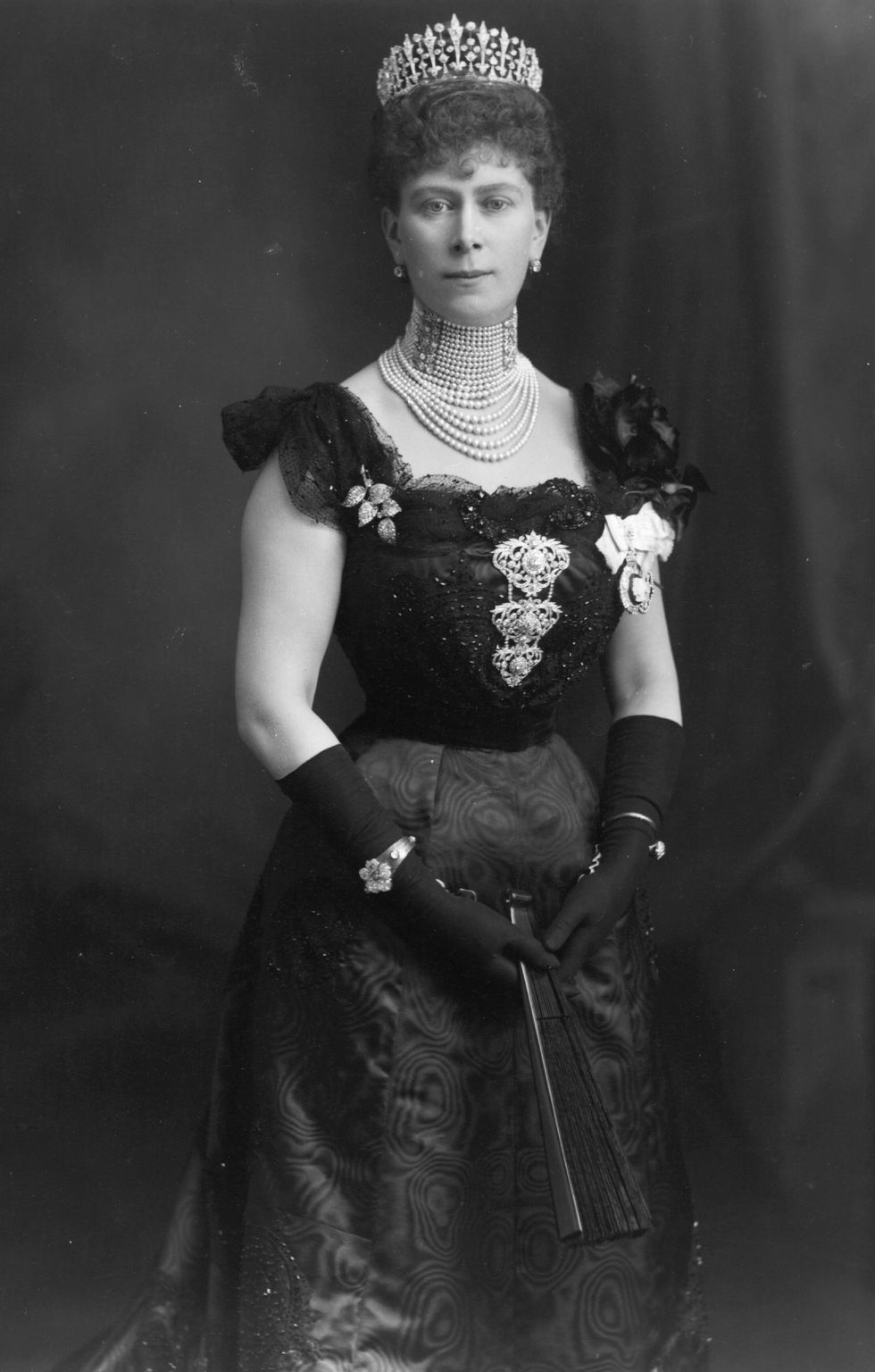 february 1901  mary of teck 1867   1953 formerly princess victoria mary augusta louise olga pauline claudine agnes of teck, who married prince george in 1893, to become queen mary in 1910 she is viewed as the duchess of york  photo by hulton archivegetty images