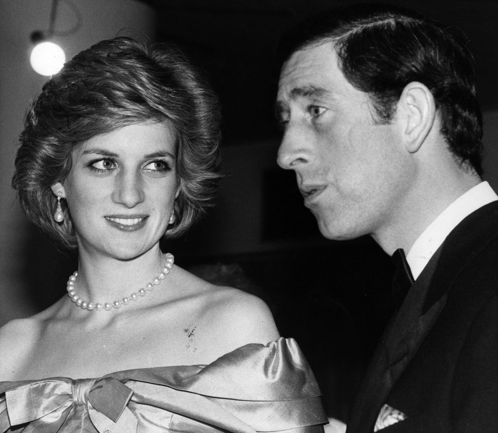 circa 1985  charles prince of wales and diana, princess of wales  1961   1997 arriving concert held by the royal philharmonic orchestra  photo by keystonegetty images