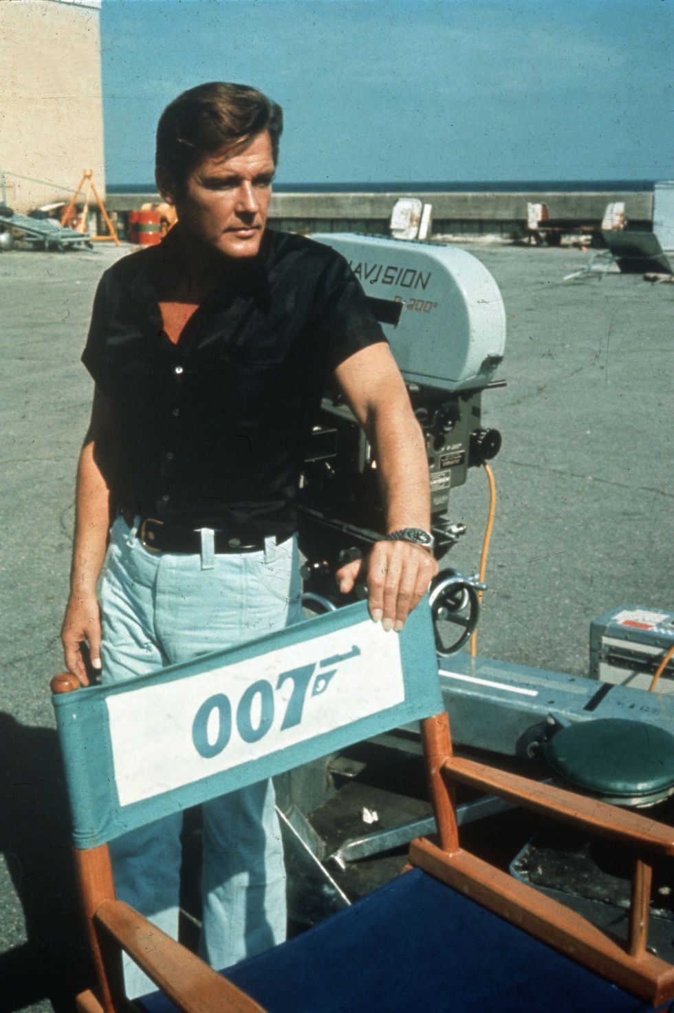 1973  english film and television actor roger moore on location for the filming of the james bond 007 movie live and let die  photo by hulton archivegetty images