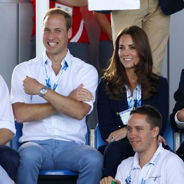 glasgow, united kingdom july 28 embargoed for publication in uk newspapers until 48 hours after create date and time prince william, duke of cambridge and catherine, duchess of cambridge watch the wales v scotland hockey match at the glasgow national hockey centre during the 20th commonwealth games on july 28, 2014 in glasgow, scotland photo by max mumbyindigogetty images