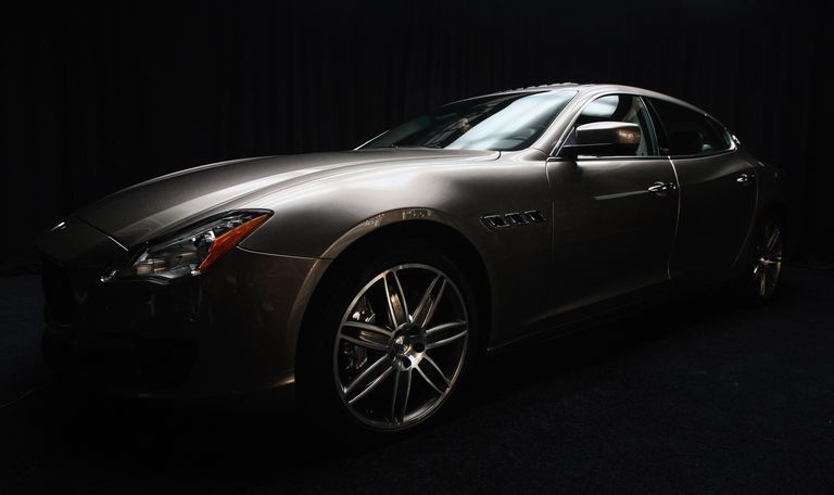 new york, ny   september 09  maserati qquattroporte at the one of 100 maserati quattroporte zegna limited edition celebration at industria superstudio on september 9, 2014 in new york city  photo by mychal wattswireimage