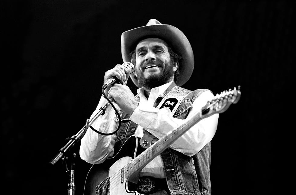 Merle Haggard On Stage