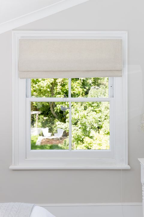 White, Window, Room, Interior design, Plant, Window covering, Home, Window treatment, House, Sash window, 