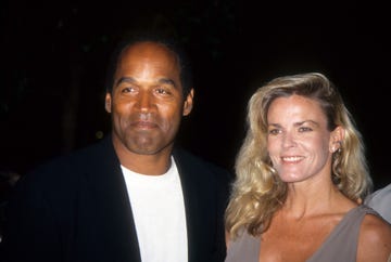 los angeles march 16 oj simpson and nicole brown simpson pose at the premiere of the naked gun 33 13 the final isult in which oj starred on march 16, 1994 in los angeles, california photo by vinnie zuffantearchive photosgetty images