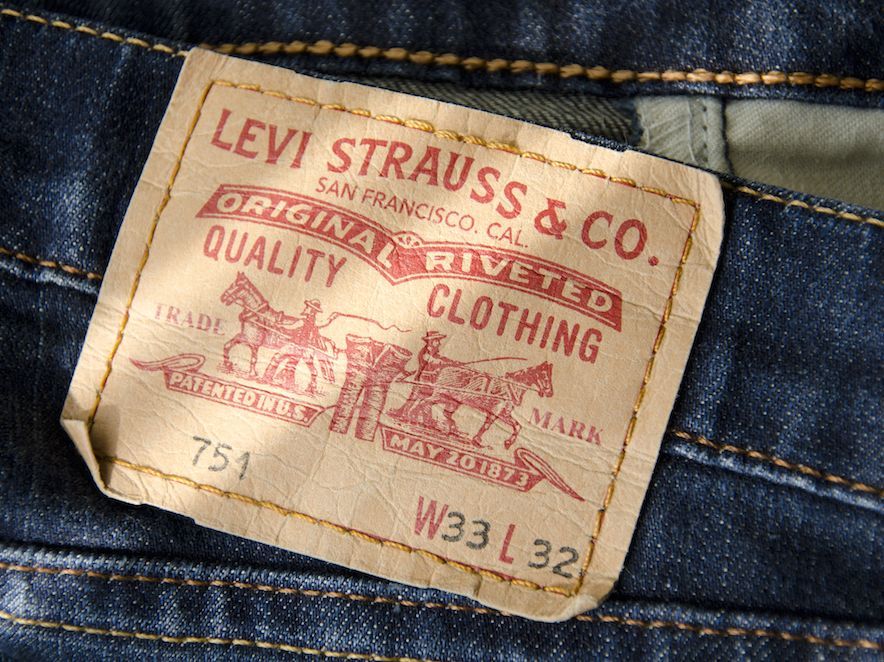 Jeans Clothing Labels Manufacturer Custom Logo Embossed Real