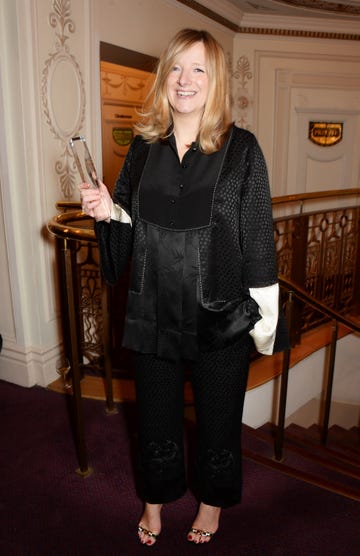 london, england december 01 sarah burton, winner of the red carpet designer award for alexander mcqueen, attends the british fashion awards at the london coliseum on december 1, 2014 in london, england photo by david m benettgetty images