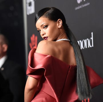 Rihanna's 1st Annual Diamond Ball Benefitting The Clara Lionel Foundation (CLF) - Arrivals beverly hills, ca december 11 recording artist rihanna attends rihannas first annual diamond ball at the vineyard on december 11, 2014 in beverly hills, california photo by jason merrittgetty images