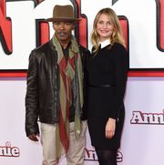 london, england   december 16  jamie foxx and cameron diaz attend a photocall for annie at corinthia hotel london on december 16, 2014 in london, england  photo by karwai tangwireimage