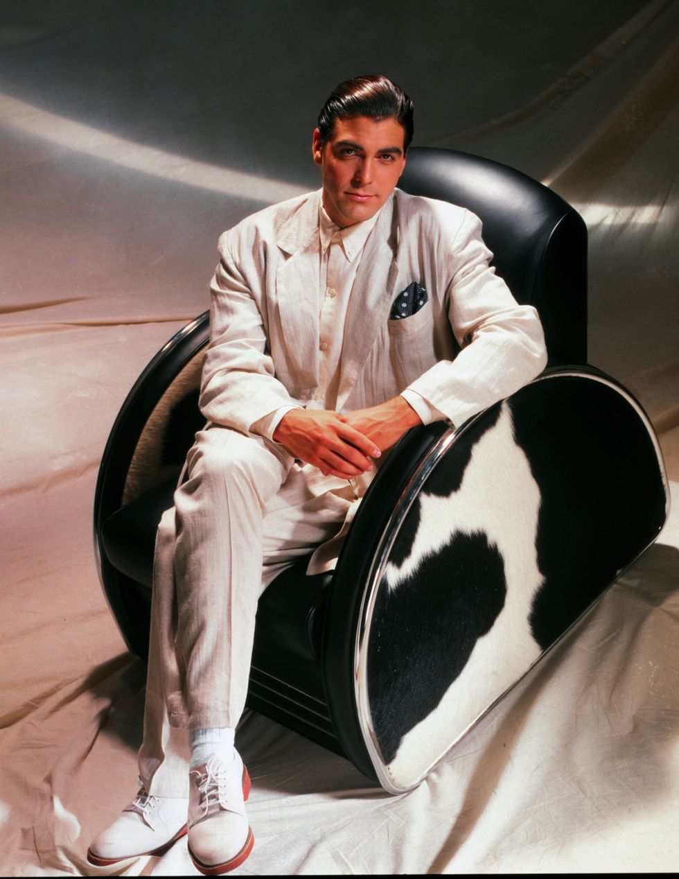 los angeles   march 2 actor, director and producer george clooney poses for a portrait session on march 2, 1992 in los angeles, california photo by harry langdongetty images