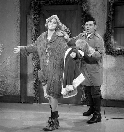 los angeles   december 17 anne meara and jerry stiller, the comedy team stiller and meara appear on the ed sullivan show, december 17, 1967 photo by cbs via getty images