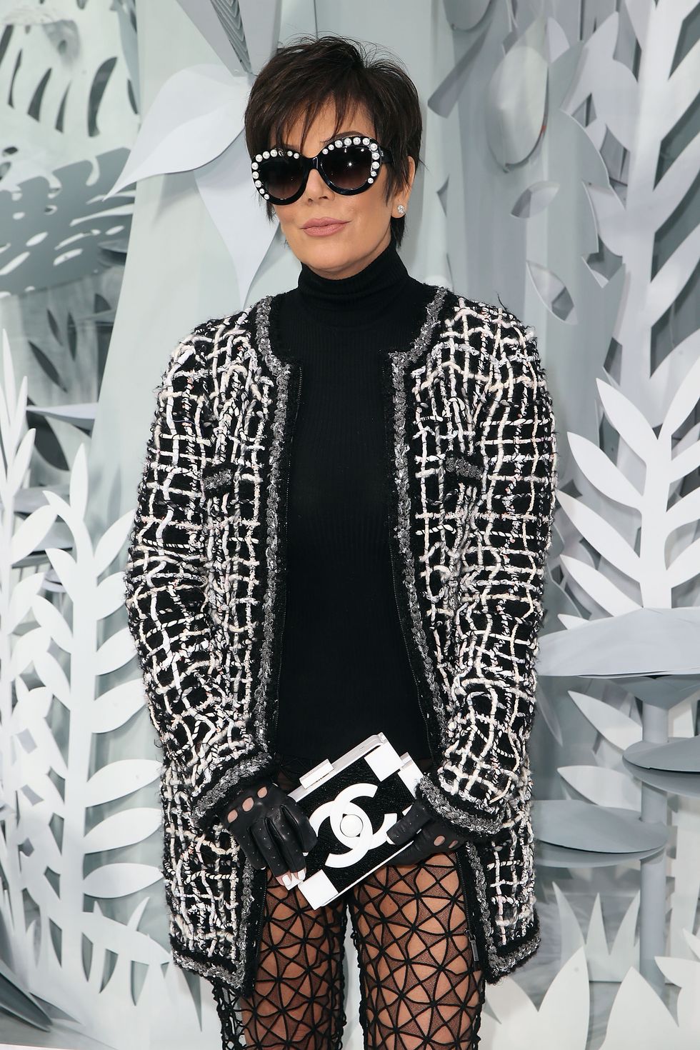 Chanel : Front Row - Paris Fashion Week - Haute Couture S/S 2015
