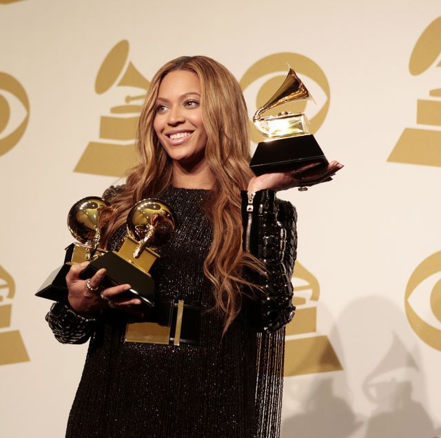 los angeles   february 8 beyonce backstage during the 57th annual grammy awards, sunday, feb 8, 2015 800 1130 pm, live etdelayed pt at staples center in los angeles and broadcast on the cbs television network photo by bret hartmancbs via getty images