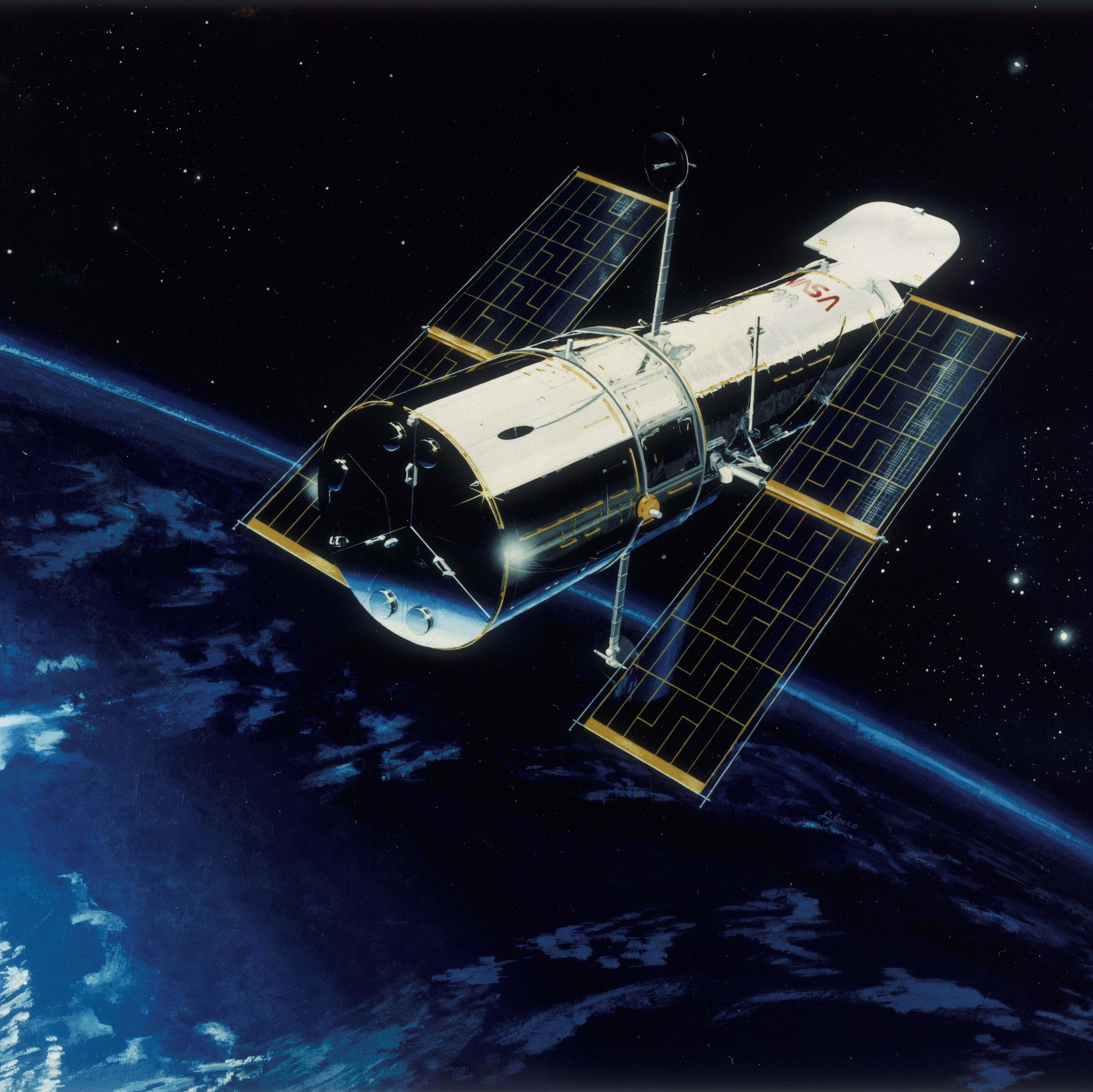 who invented the hubble telescope