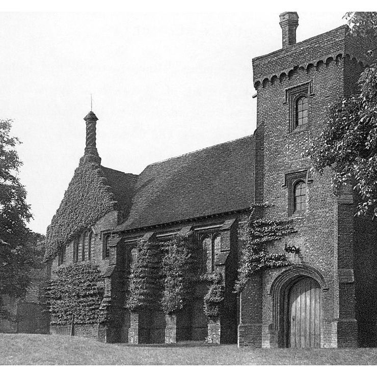 old hatfield house, herfordshire, 1896 the great hall, the surviving wing of the royal palace of hatfield built in 1485 where elizabeth i spent some of her childhood photo by the print collectorprint collectorgetty images