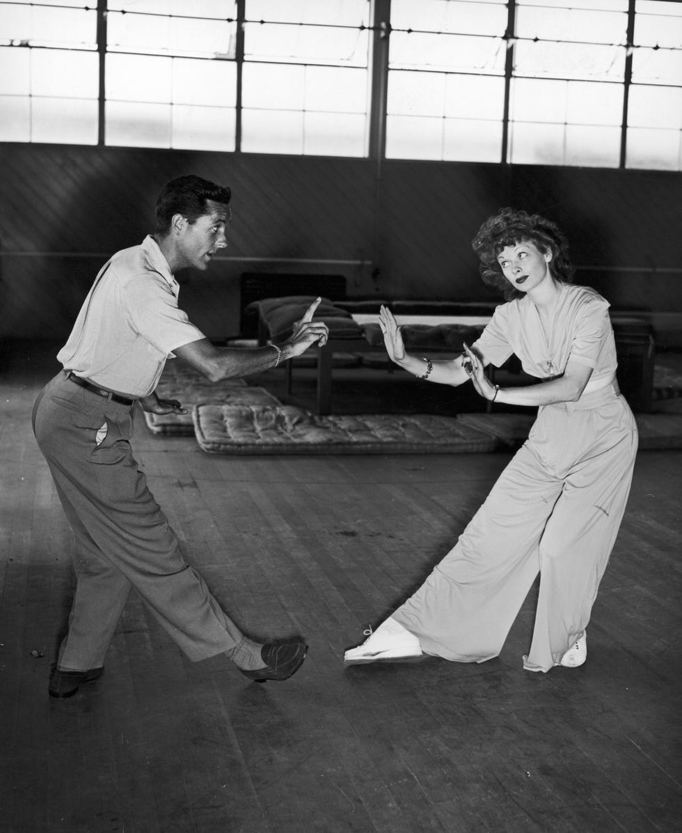 lucille ball on set   dubarry was a lady