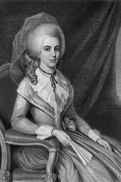 elizabeth schuyler hamilton 1757   1854, the wife of us founding father alexander hamilton, 1781 from an original painted in 1781 by r earl photo by kean collectiongetty images