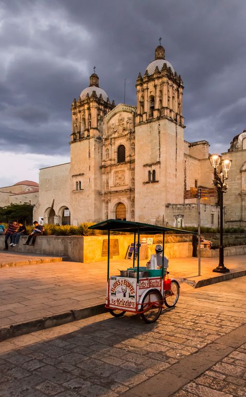 Twilight view of Santo Domingo Church