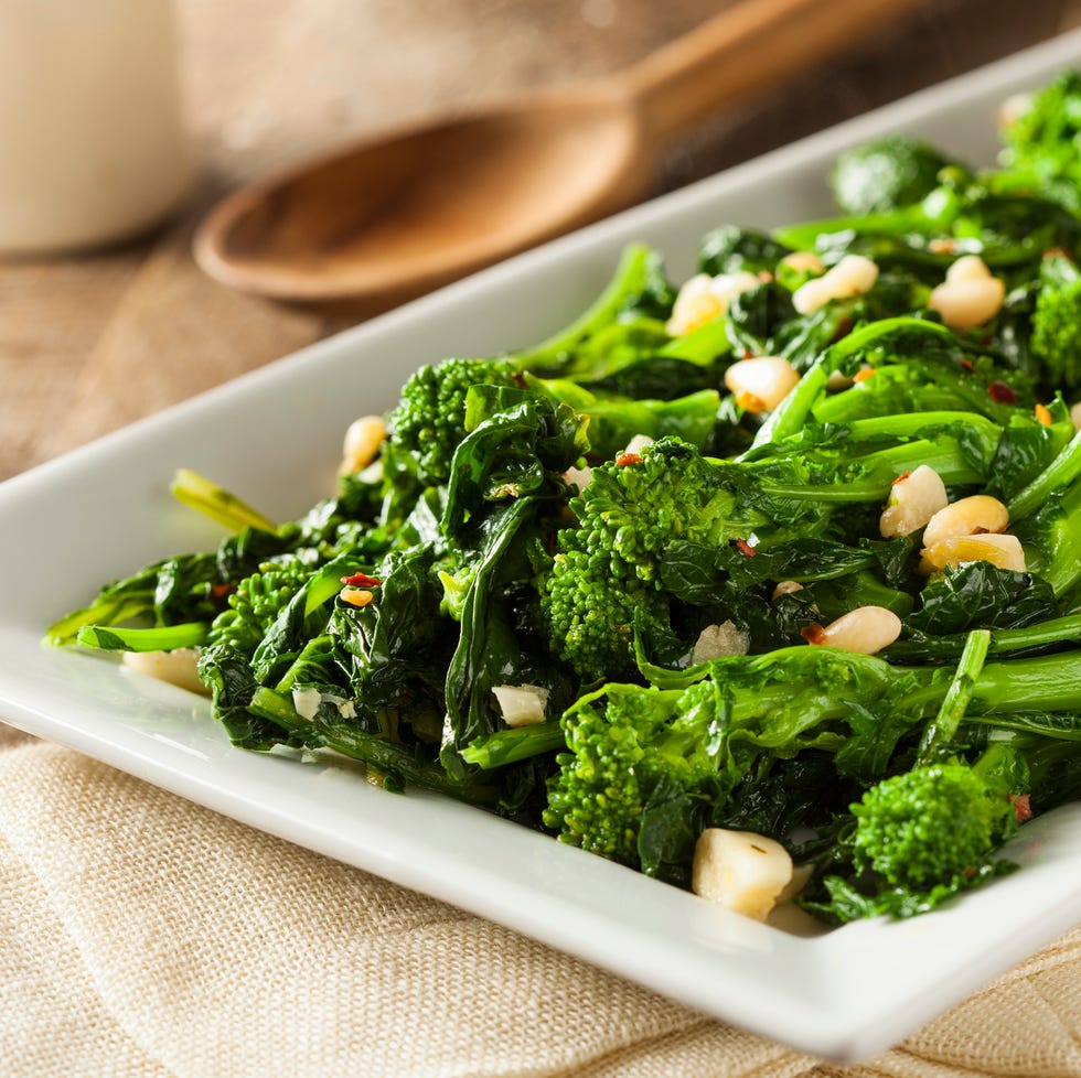 Homemade Sauteed Green Broccoli Rabe homemade sauteed green broccoli rabe with garlic and nuts