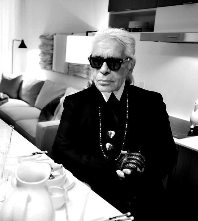 Karl Lagerfeld was a dream to observe, a spiky king of reinvention