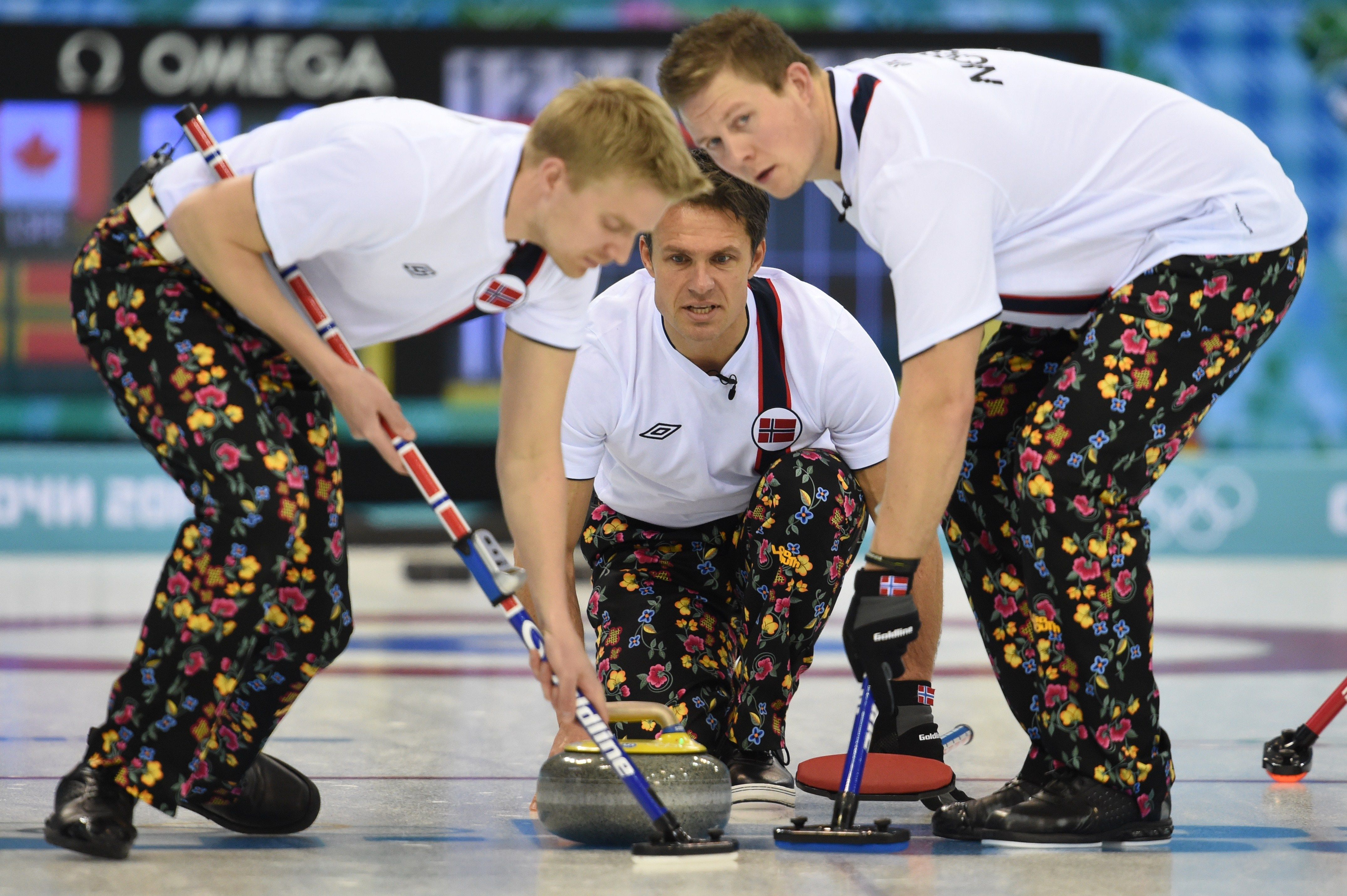 Norway curling team celebrates Valentine's Day with heart-themed pants at  Winter Olympics – The Denver Post