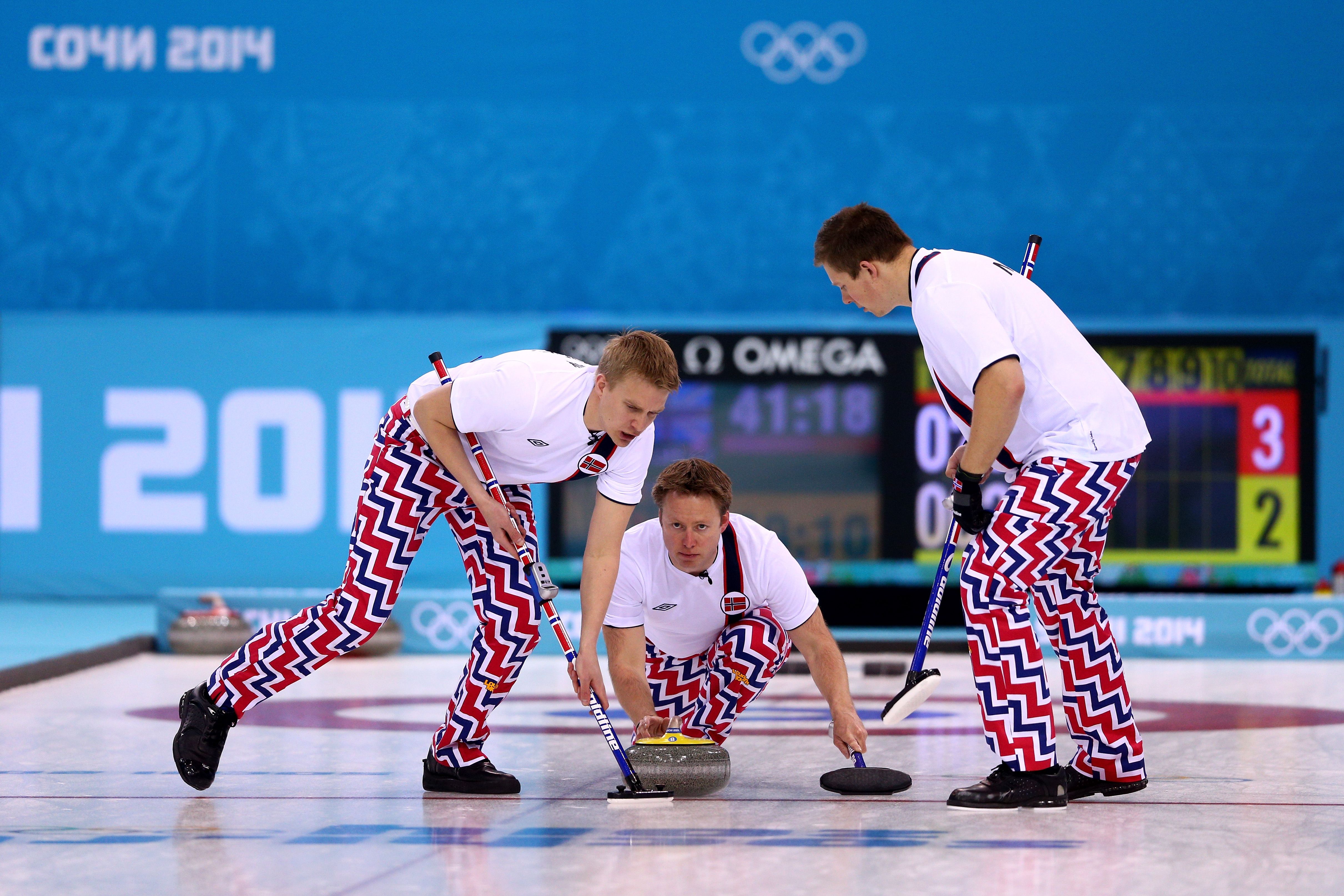 Norway's Crazy Olympic Curling Pants Are Back and Better Than Ever