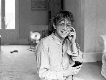 damon albarn at record producer stephen streets house, london , united kingdom, 1995 photo by martyn goodacregetty images