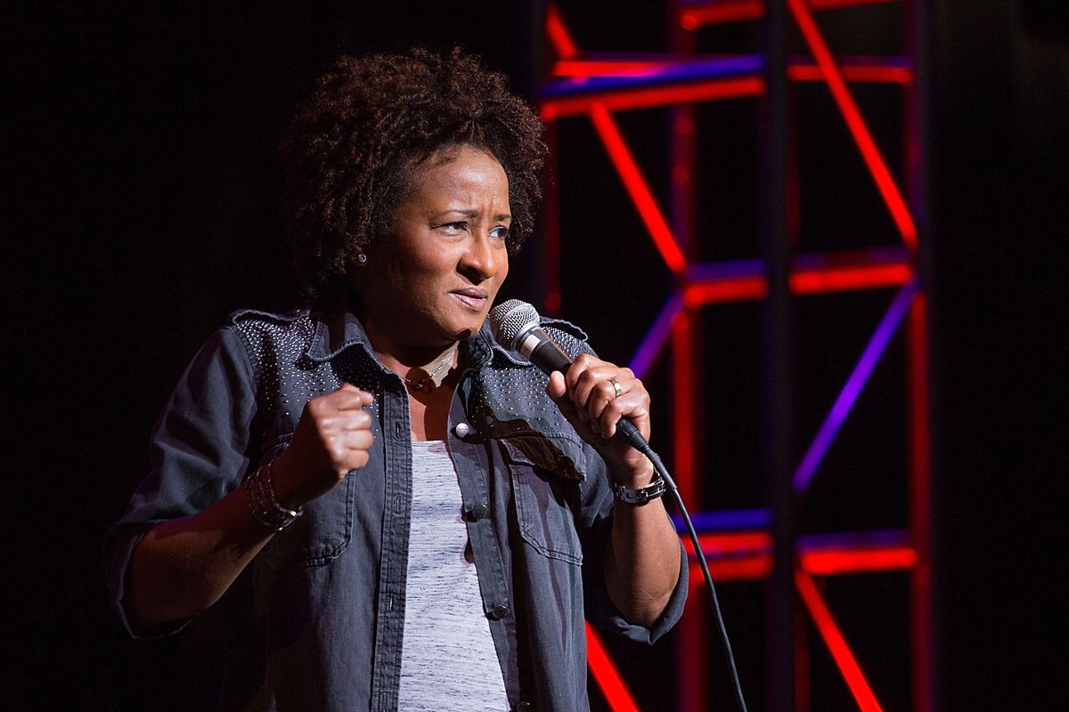 Comedian/actress Wanda Sykes performs onstage during the Moontower Comedy Festival at The Paramount Theatre on April 24, 2015 in Austin, Texas.