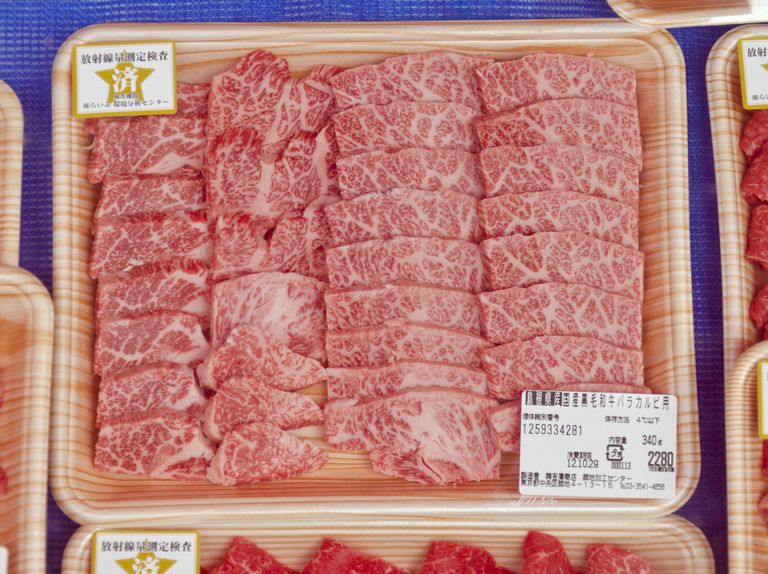 Japanese Wagyu beef from Kobe region