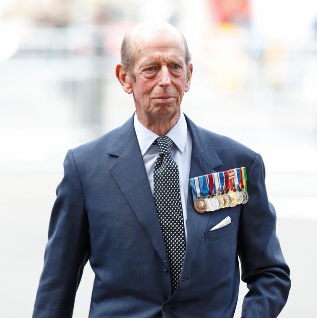 london, united kingdom may 10 embargoed for publication in uk newspapers until 48 hours after create date and time prince edward, duke of kent attends a service of thanksgiving to mark the 70th anniversary of ve day at westminster abbey on may 10, 2015 in london, england photo by max mumbyindigogetty images