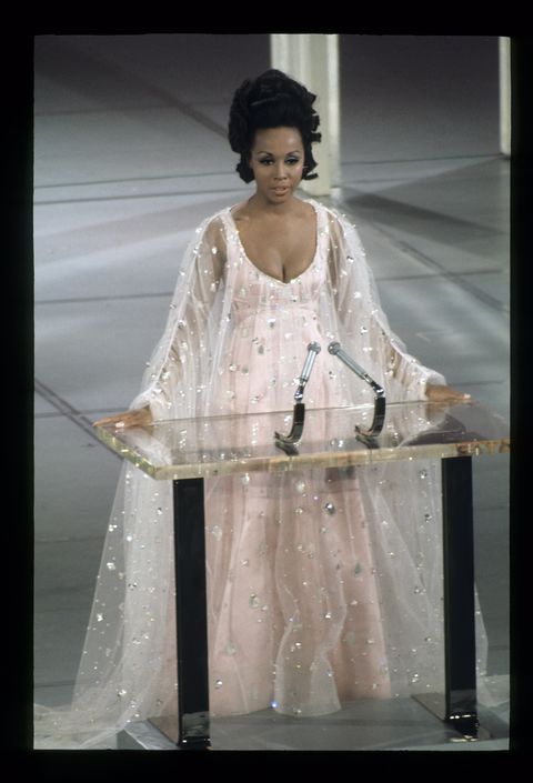 41st annual academy awards show coverage airdate april 14, 1969 photo by abc photo archivesdisney general entertainment content via getty images diahann carroll, presenter honorary award for achievement in choreography