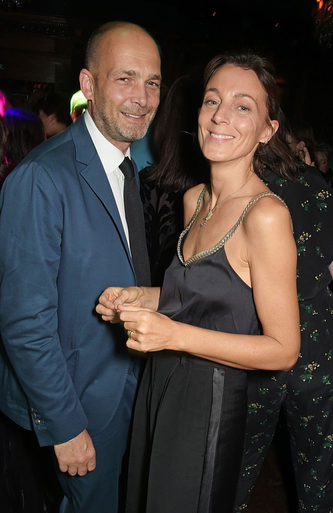 london, england may 14 max wigram l and phoebe philo attend sam mcknights 60th birthday party at tramp on may 14, 2015 in london, england photo by david m benettgetty images
